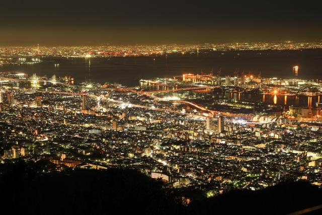 まやビューライン掬星台からの夜景