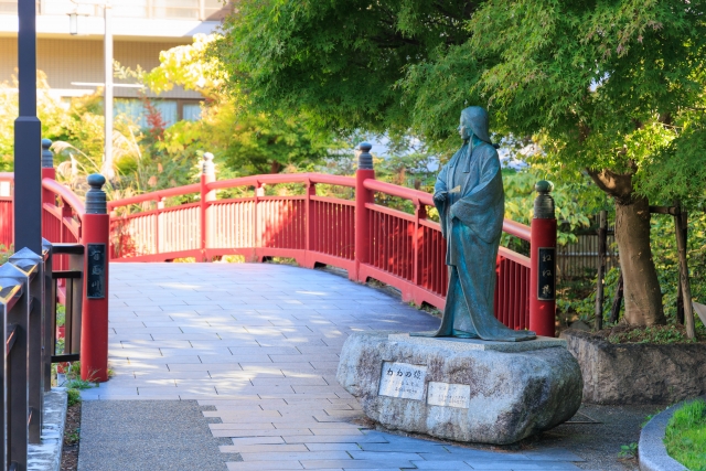 有馬温泉街「ねねの像」