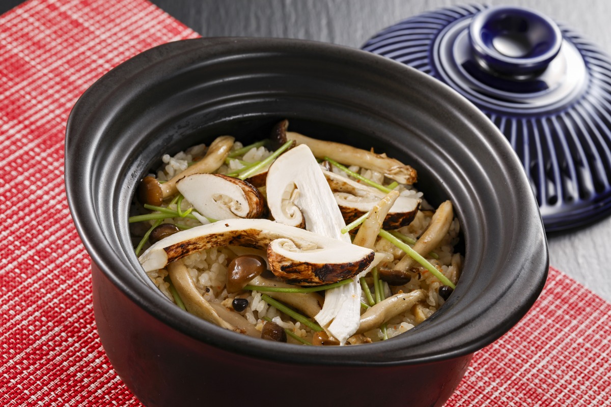 瑞宝園：松茸ご飯