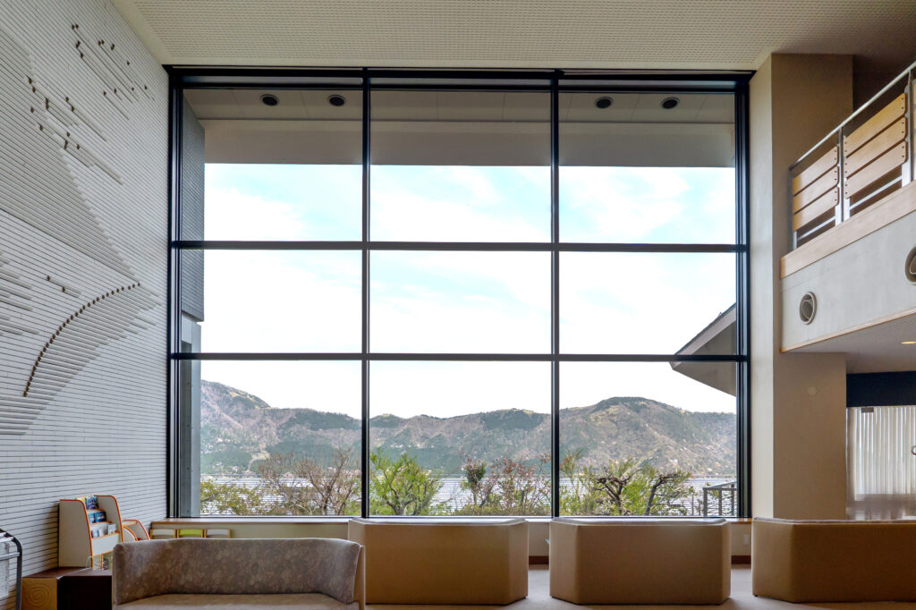 ロビーからの景色